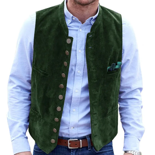 EB Frostiger Samt Steampunk-Weste