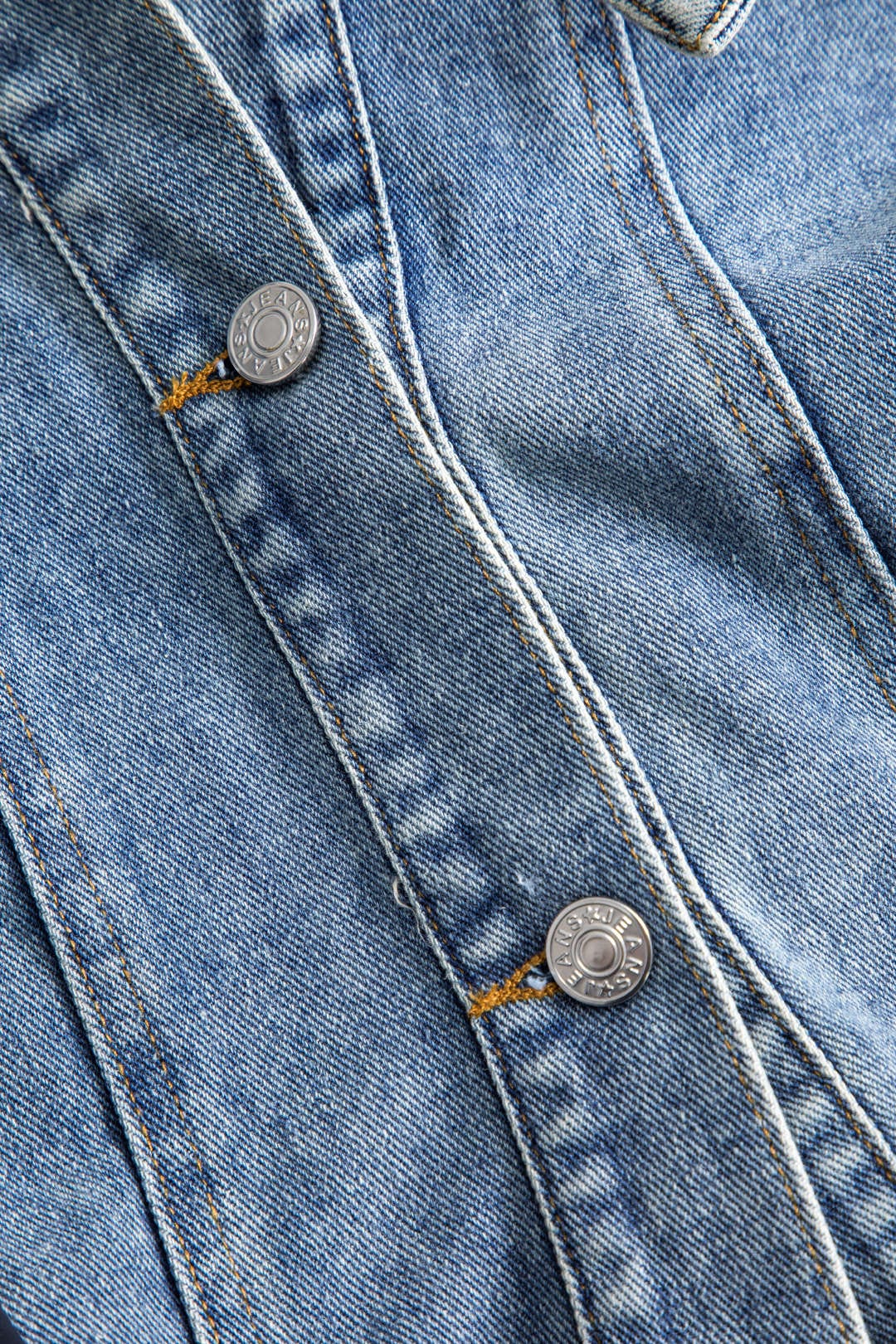 EB | Patchwork Jacke mit Denim und Nylon Elementen Lässig und Individuell