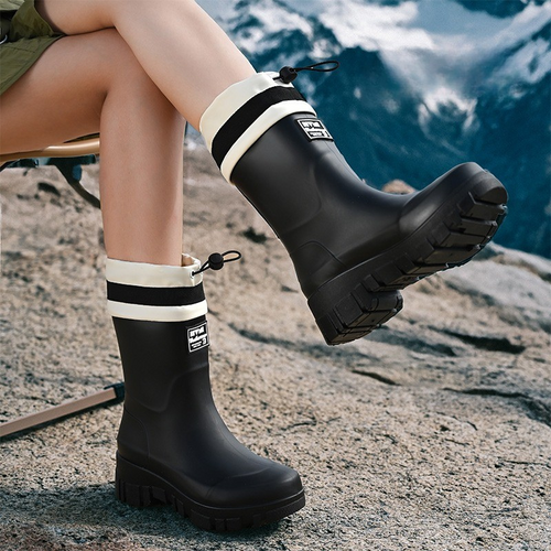 EB | Stiefel - Synthetisch - Midi-Länge - Wasserdicht - Anti-Rutsch-Profilsohle