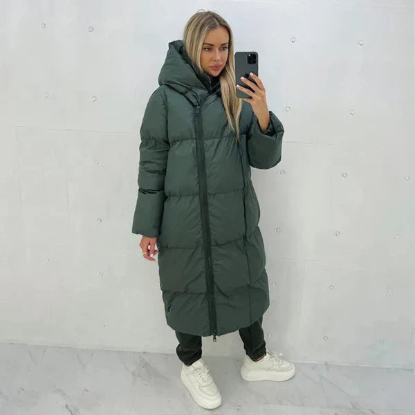 EB | Wintermantel Langer Warmer Damenmantel für Den Winter