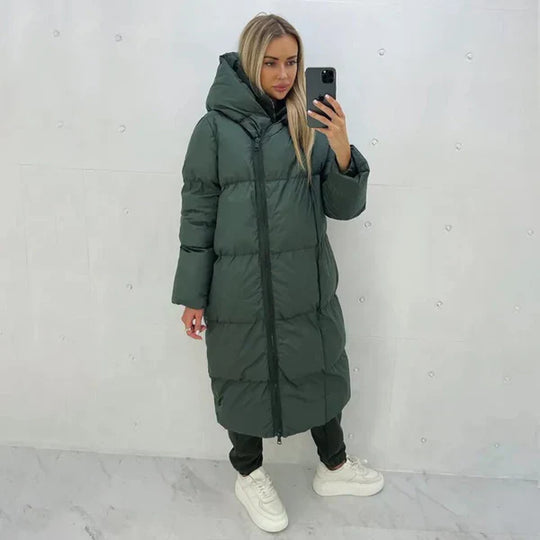 EB | Wintermantel Langer Warmer Damenmantel für Den Winter