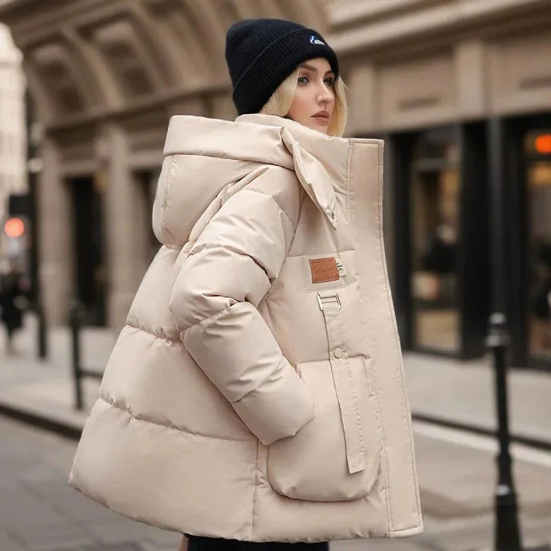 EB | Winterjacke Schwarz Ideal für Kalte Tage
