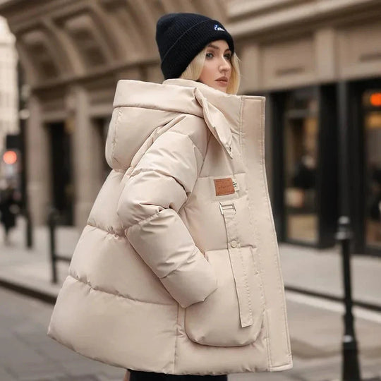 EB | Winterjacke Schwarz Ideal für Kalte Tage