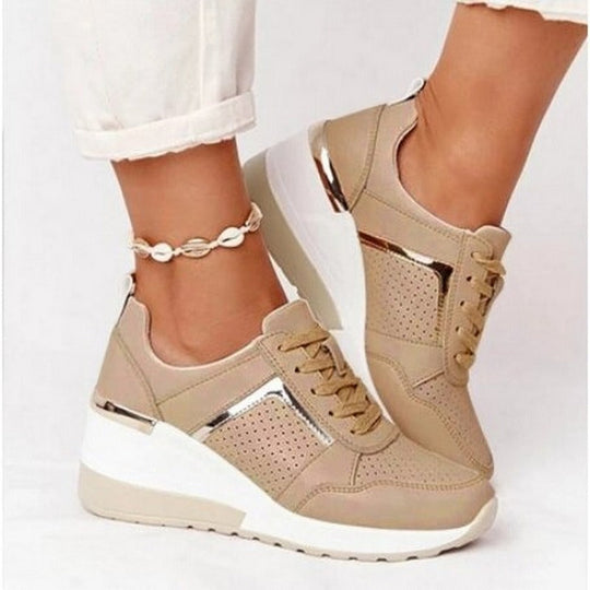 EB | Plattform Sneaker Damen - Leichte Freizeitschuhe