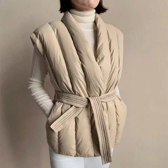 EB | Wrap Puffer Gürtelweste