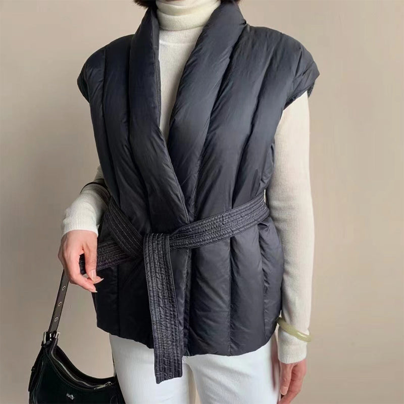 EB | Wrap Puffer Gürtelweste