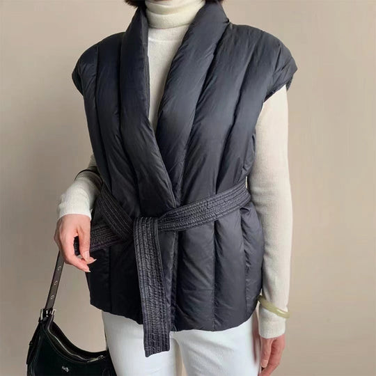 EB | Wrap Puffer Gürtelweste
