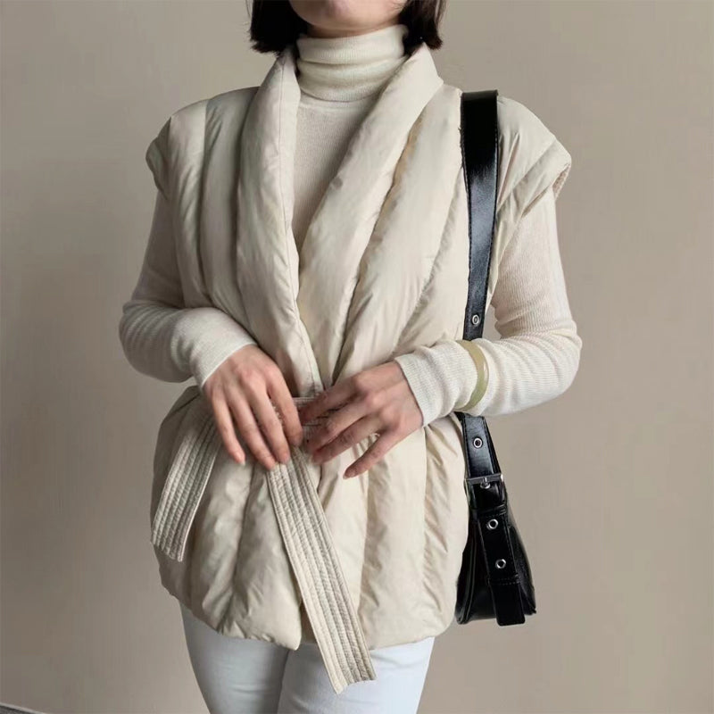 EB | Wrap Puffer Gürtelweste