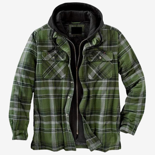 EB | Modernes Flanell-Jacket mit Entspannter Wärme