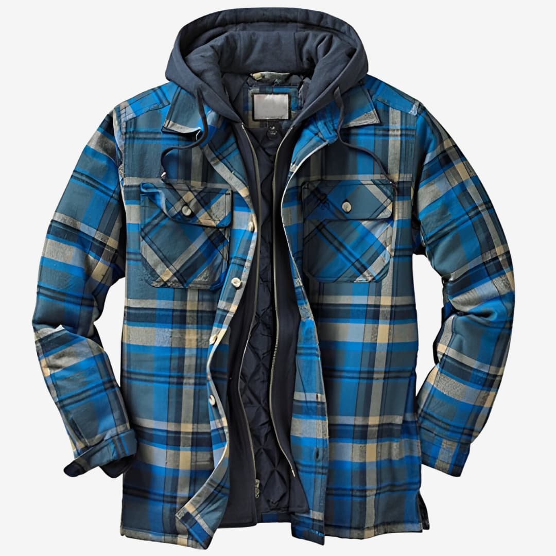 EB | Modernes Flanell-Jacket mit Entspannter Wärme
