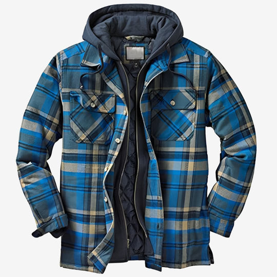 EB | Modernes Flanell-Jacket mit Entspannter Wärme
