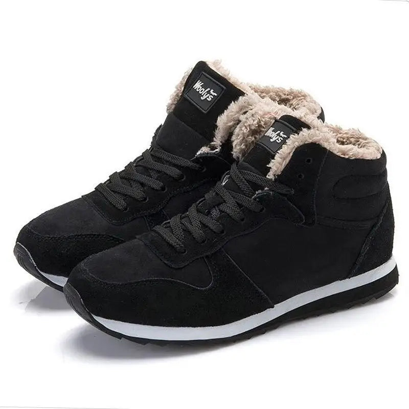 EB | Herren Winterstiefel mit Kunstfell und rutschfester Sohle