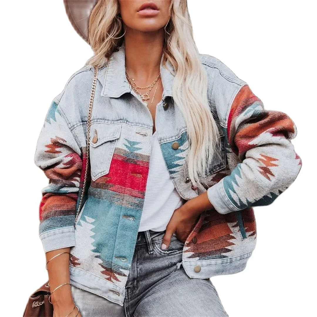 EB | Zweifarbige Aztekenjacke Vintage und belebend