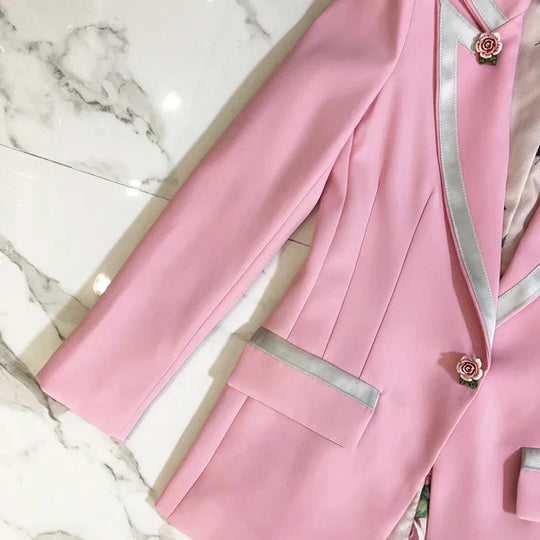 EB | rosa Blazer Blümig und elegant stilvoll