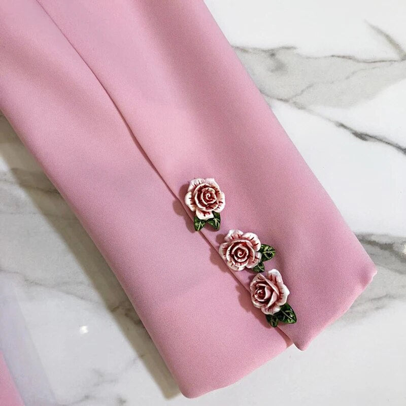 EB | rosa Blazer Blümig und elegant stilvoll