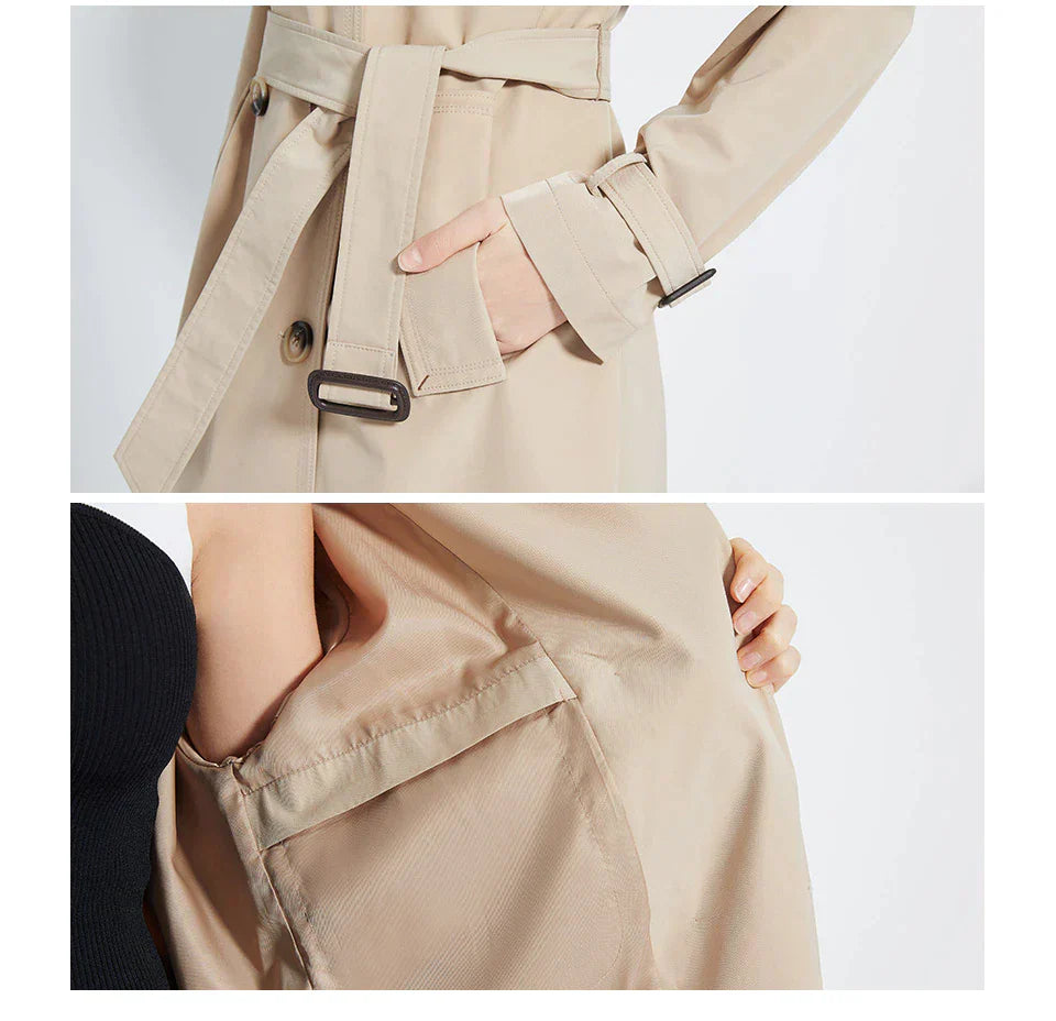 EB | Parka mit Gürtel - Raffiniert und Zeitlos