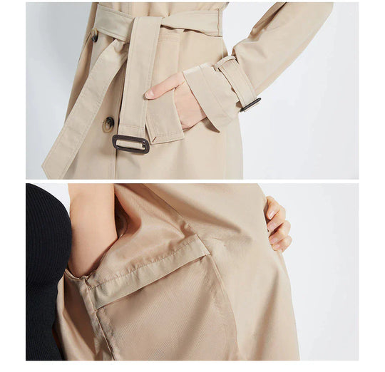 EB | Parka mit Gürtel - Raffiniert und Zeitlos