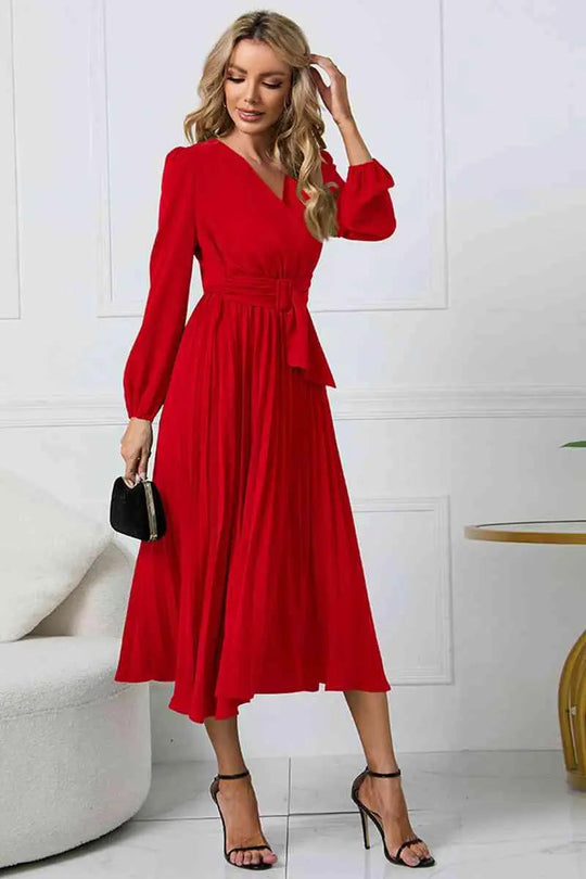 EB Damen Plissee Kleid
