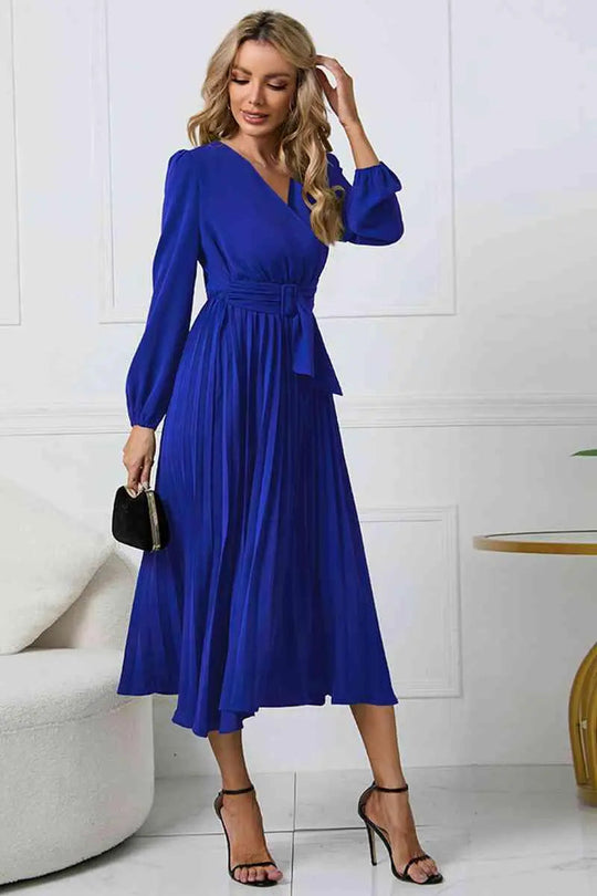 EB Damen Plissee Kleid