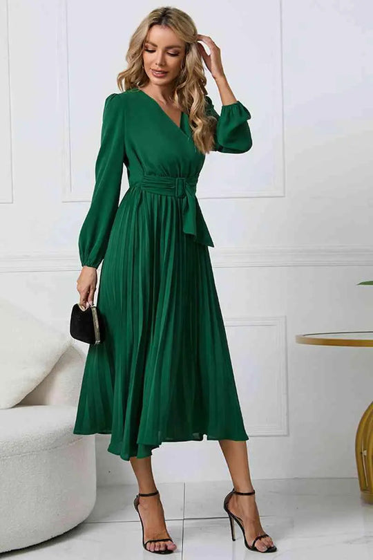 EB Damen Plissee Kleid