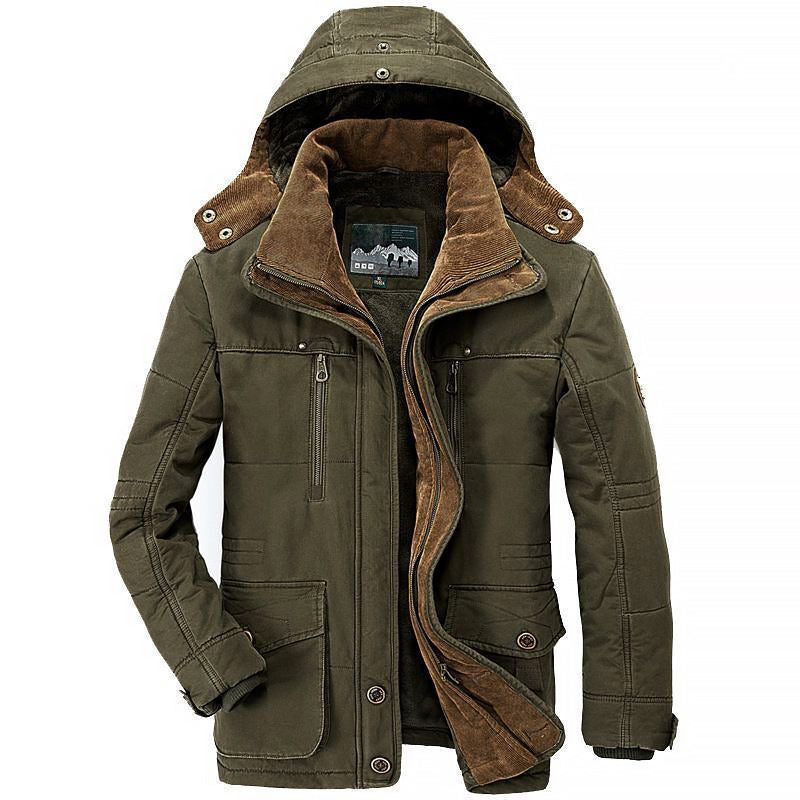 EB | Fleece Gepolsterte Winterjacke mit Tiefen Taschen
