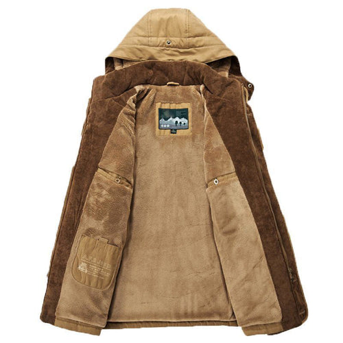 EB | Fleece Gepolsterte Winterjacke mit Tiefen Taschen