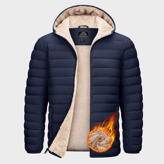 EB | Wasserabweisende Pufferjacke mit Sherpa-Fleece-Innenfutter