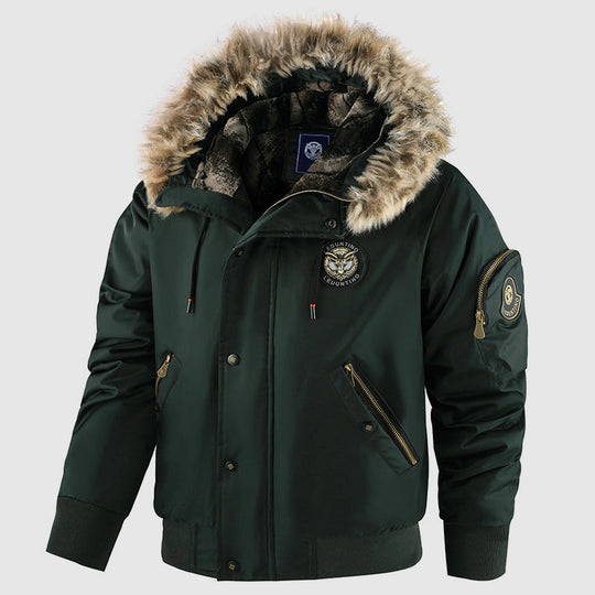 EB | Winter Bomberjacke mit Fellkapuze
