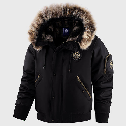 EB | Winter Bomberjacke mit Fellkapuze