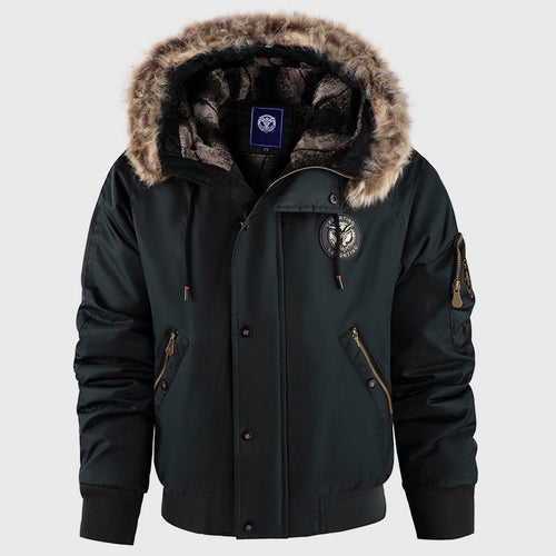 EB | Winter Bomberjacke mit Fellkapuze