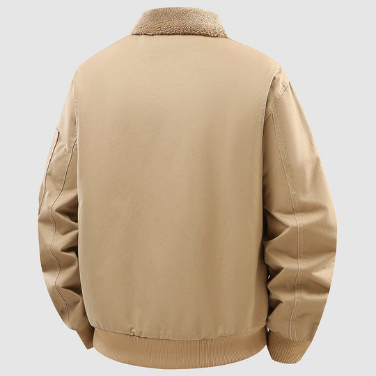 EB | Winter Dicke Baumwolljacke mit Fleece-Futter