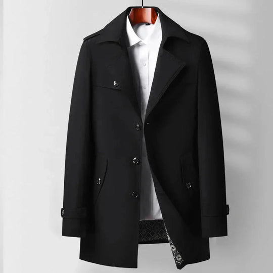 EB | Klassischer Mid-Length Trenchcoat