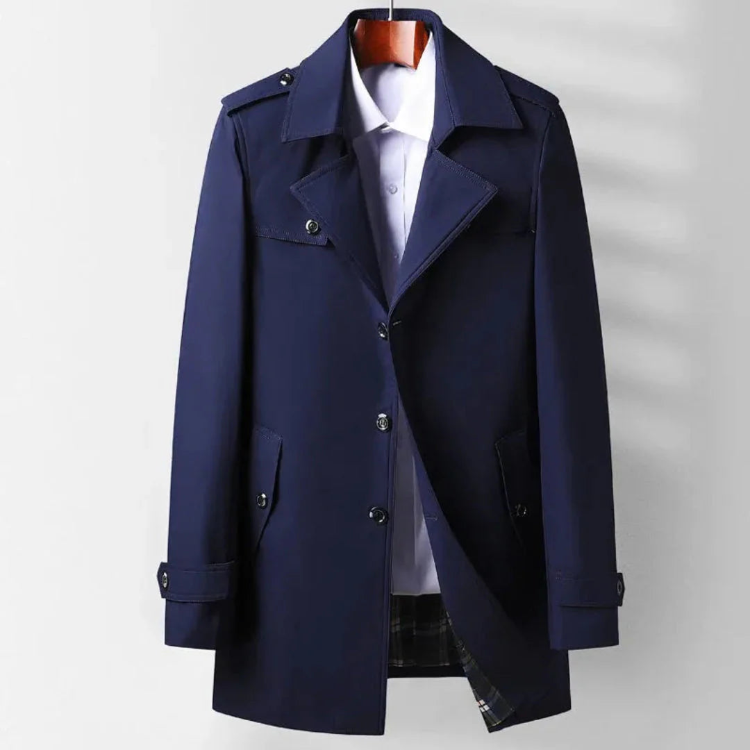 EB | Klassischer Mid-Length Trenchcoat