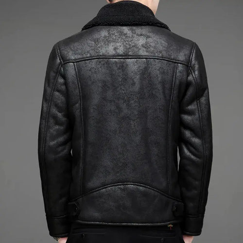 EB | Vintage Schaffell Pilotjacke