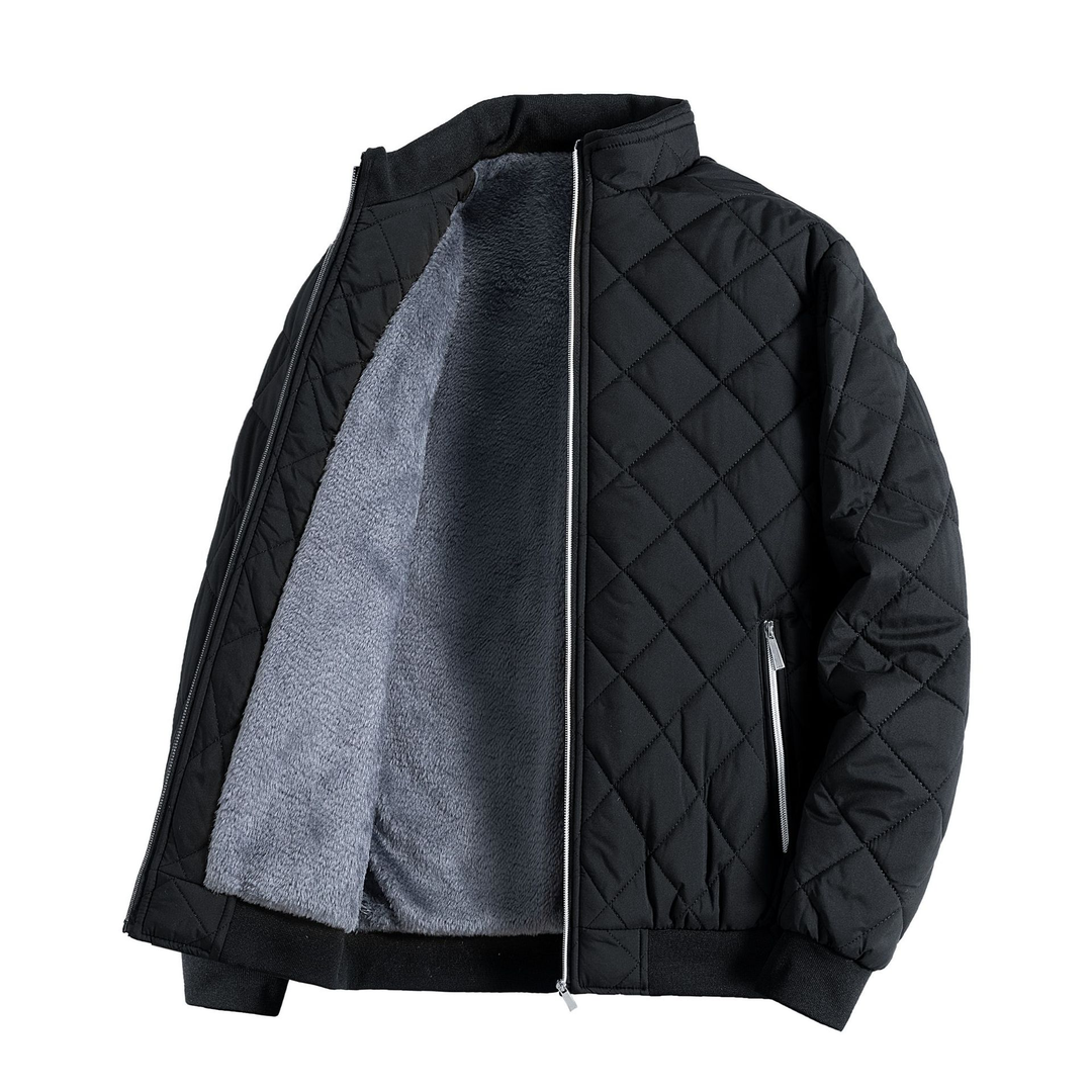 EB | Stilvolle Herren Freizeit Fleece Puffer Jacke für kalte Tage