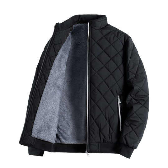 EB | Stilvolle Herren Freizeit Fleece Puffer Jacke für kalte Tage
