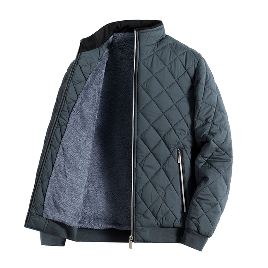 EB | Stilvolle Herren Freizeit Fleece Puffer Jacke für kalte Tage