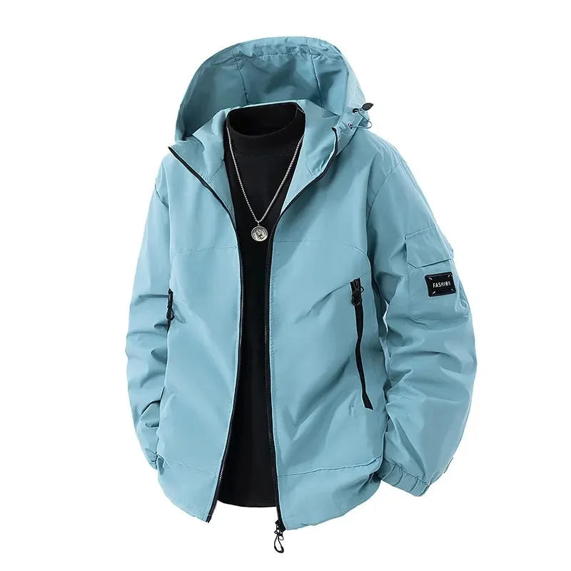 EB | Herren Kapuzen Oversized Pufferjacke für kalte Skitage