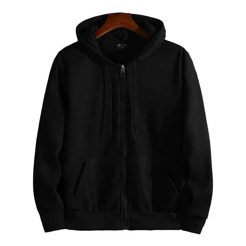EB | Hoodie - Sportlicher & Bequemer Pullover mit Reißverschluss und Kapuze für Herbst und Winter