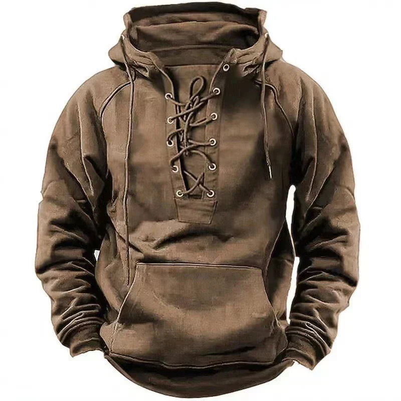 EB | Hoodie - Bequemer & Stilvoller Pullover mit Kapuze und Schnürung für den Herbst
