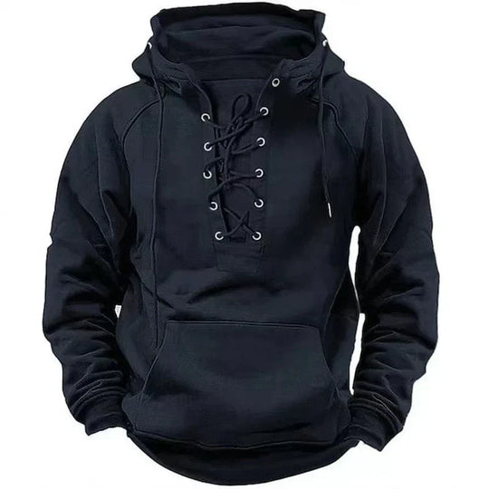 EB | Hoodie - Bequemer & Stilvoller Pullover mit Kapuze und Schnürung für den Herbst