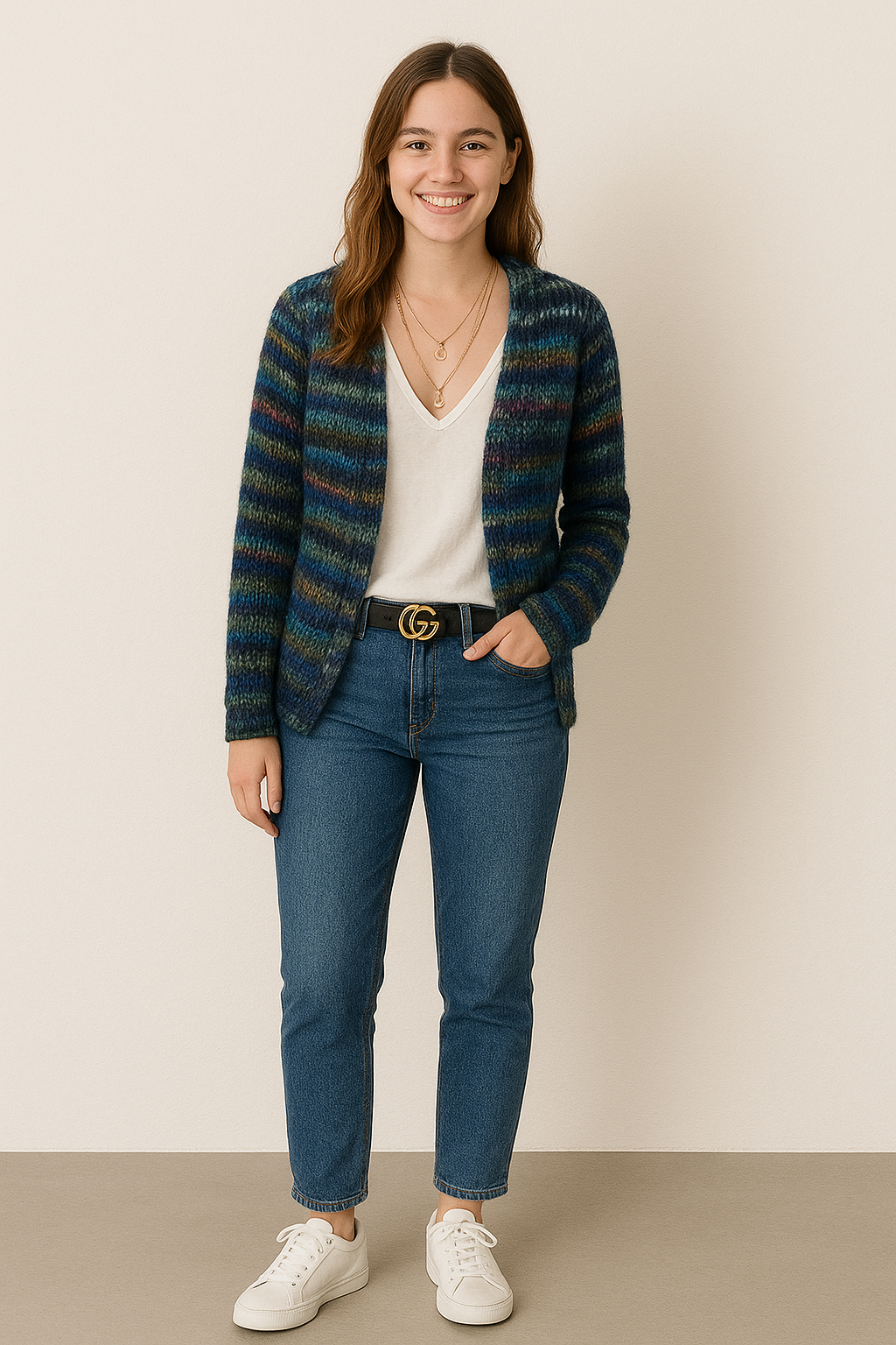 EB | Offene Front Strickjacke