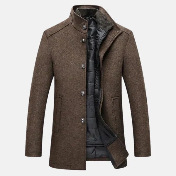 EB | Hochgeschlossener Wintermantel mit Erhöhter Eleganz
