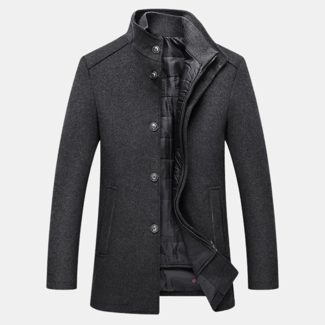 EB | Hochgeschlossener Wintermantel mit Erhöhter Eleganz