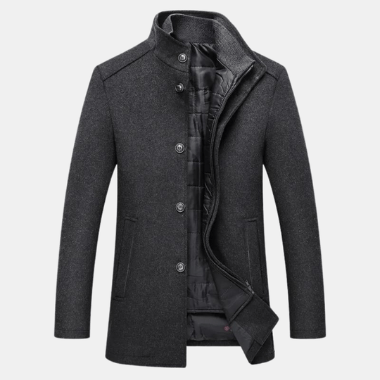 EB | Hochgeschlossener Wintermantel mit Erhöhter Eleganz