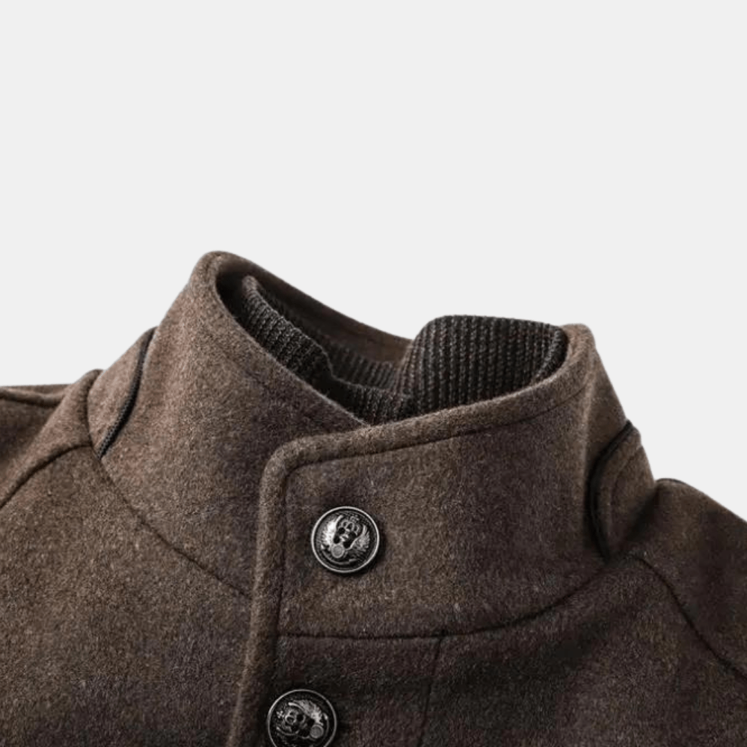 EB | Hochgeschlossener Wintermantel mit Erhöhter Eleganz