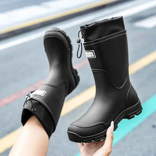 EB | Wadenregenschuhe - Leichtgewichtiger, Wasserdichter Gummi-Design für Komfort