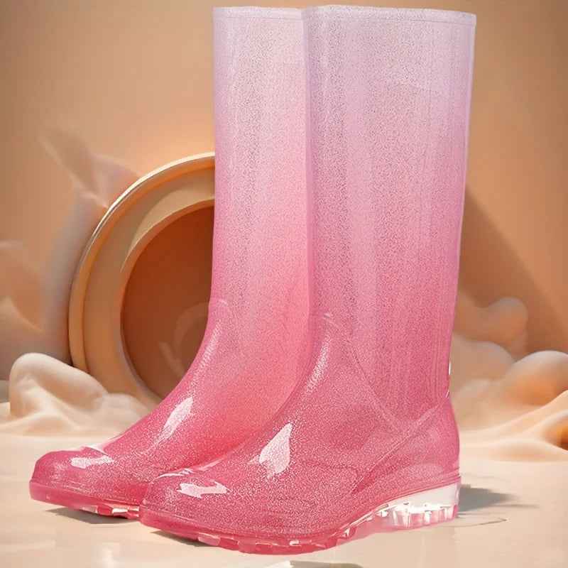 EB | Waden Regenstiefel - Wasserfestes Gradient Design für Frauen