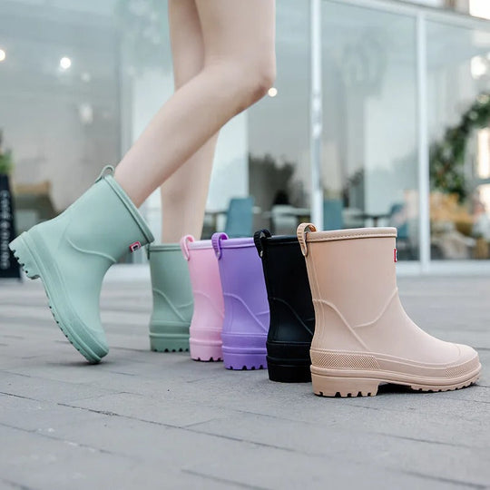 EB | Mid-Cut Wasserdichte Regenstiefel für Frauen – Stilvoll & Funktional