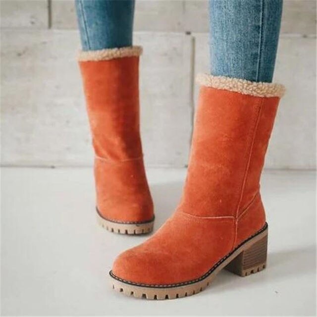 EB | Damen Schneestiefel mit Fellfutter – Warm & Komfort Design